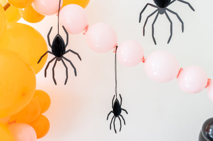 Spiders, Banners & Balloons Backdrop