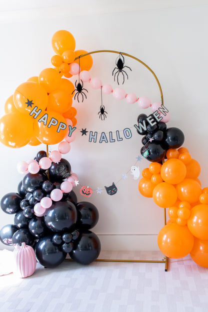 Spiders, Banners & Balloons Backdrop