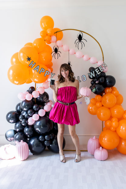 Spiders, Banners & Balloons Backdrop