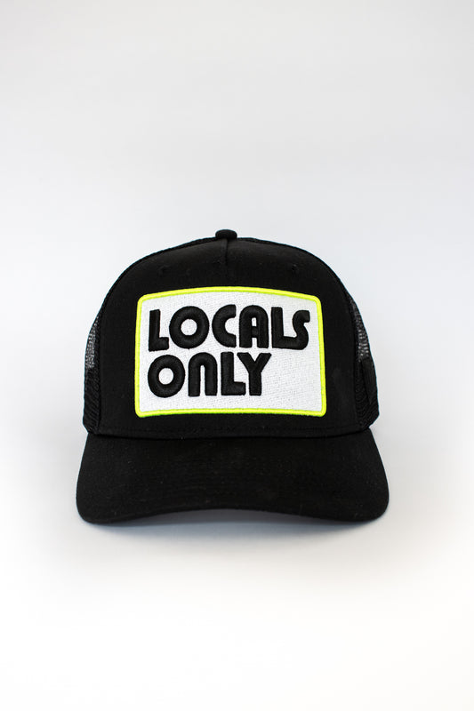 Socially Seri Locals Only Trucker Hat (Black)