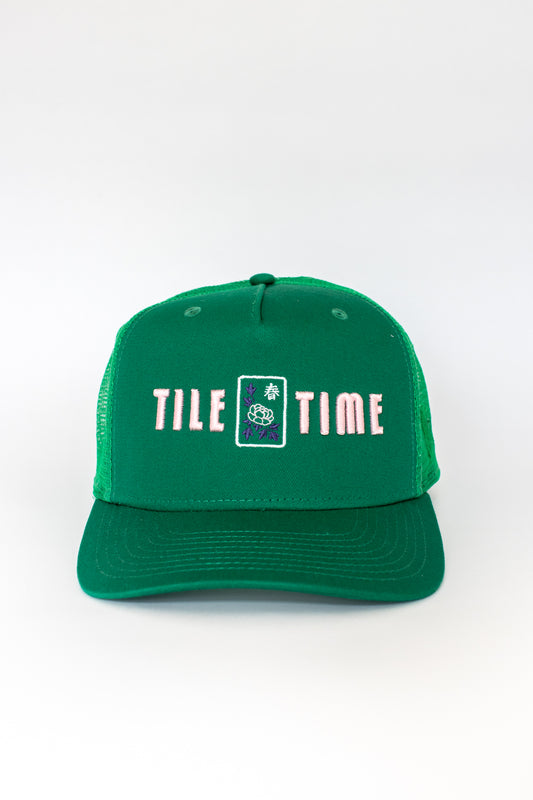 Socially Seri Mahjong themed Tile Time Truckers Hat