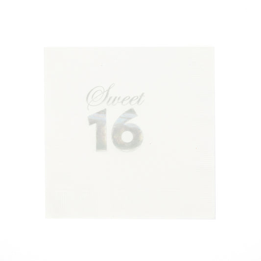Socially Seri by The Social Society Sweet 16 Napkins