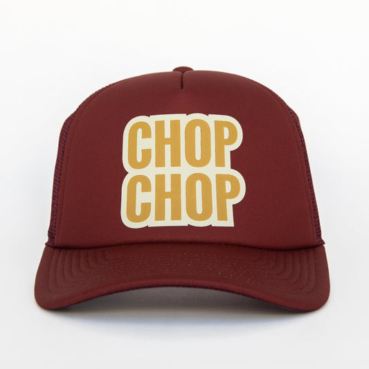 Socially Seri Chop Chop Trucker Hat