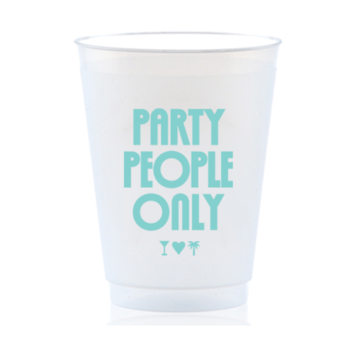 Socially Seri Party People Only Cups