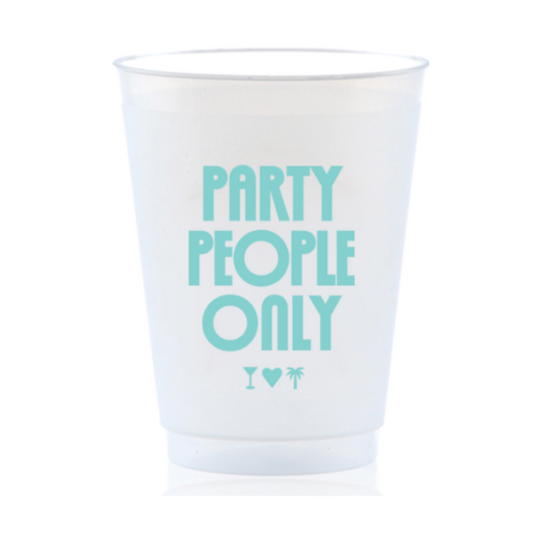 Socially Seri Party People Only Cups