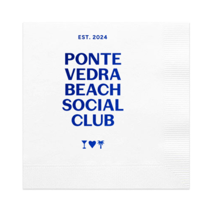 Socially Seri by The Social Society PVB Social Club Cocktail Napkins