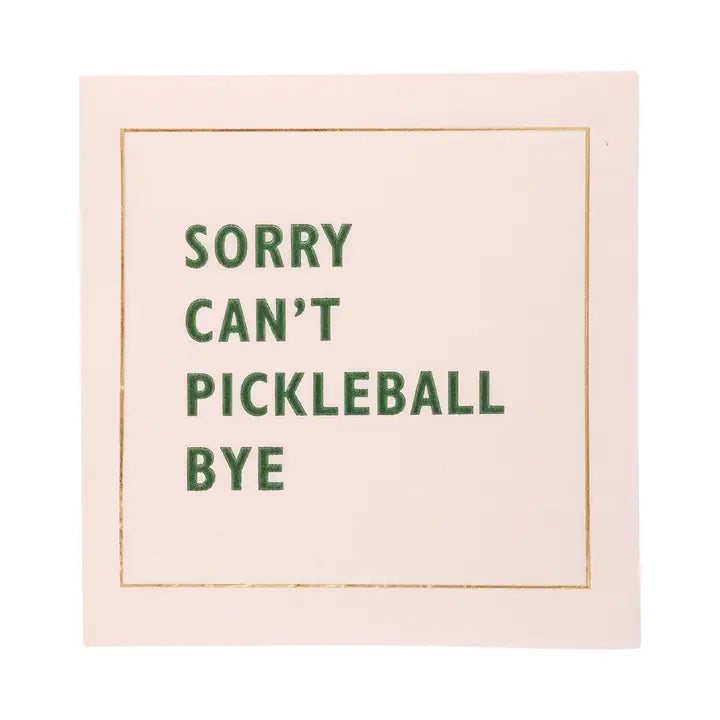 Pickleball Sayings Napkin 18ct