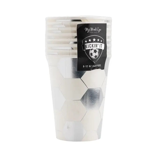 Soccer Paper Cups 12oz 8ct