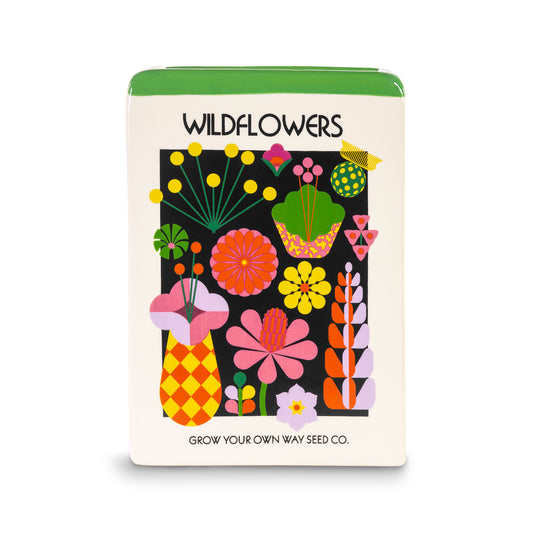 Wild Flower Seeds Vase