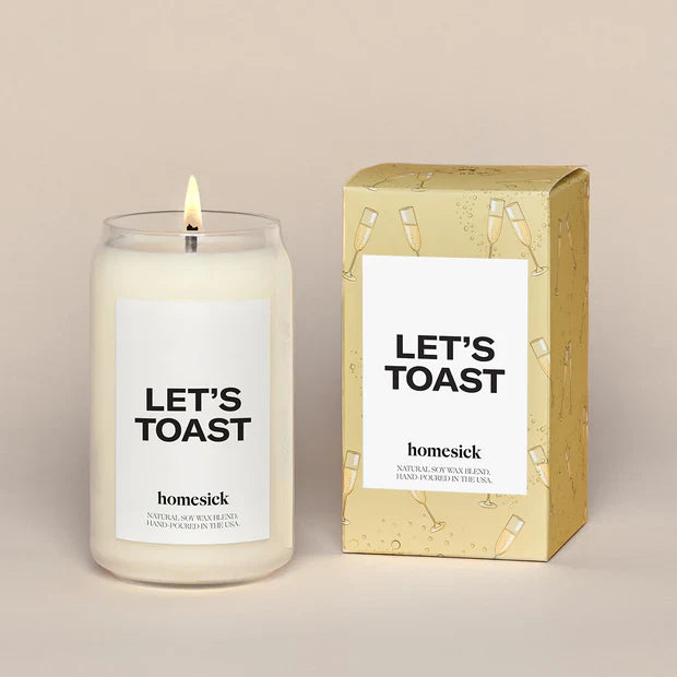 Homesick Lets Toast Candle