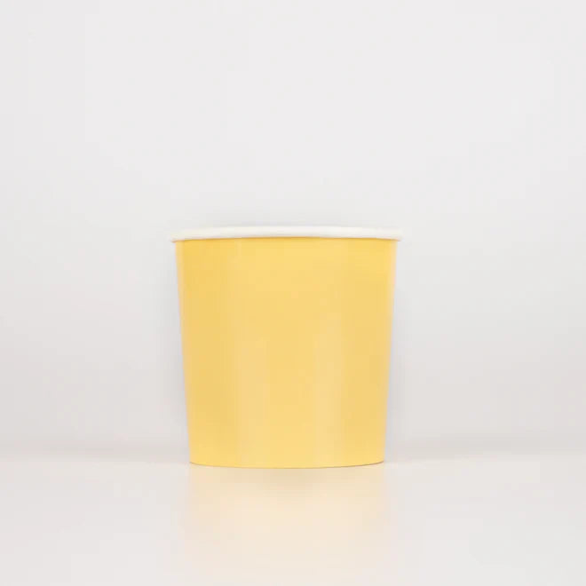 Lemon Sherbet Tumbler Cups