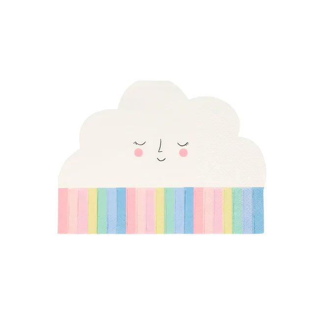 Rainbow Sun Cloud Napkins