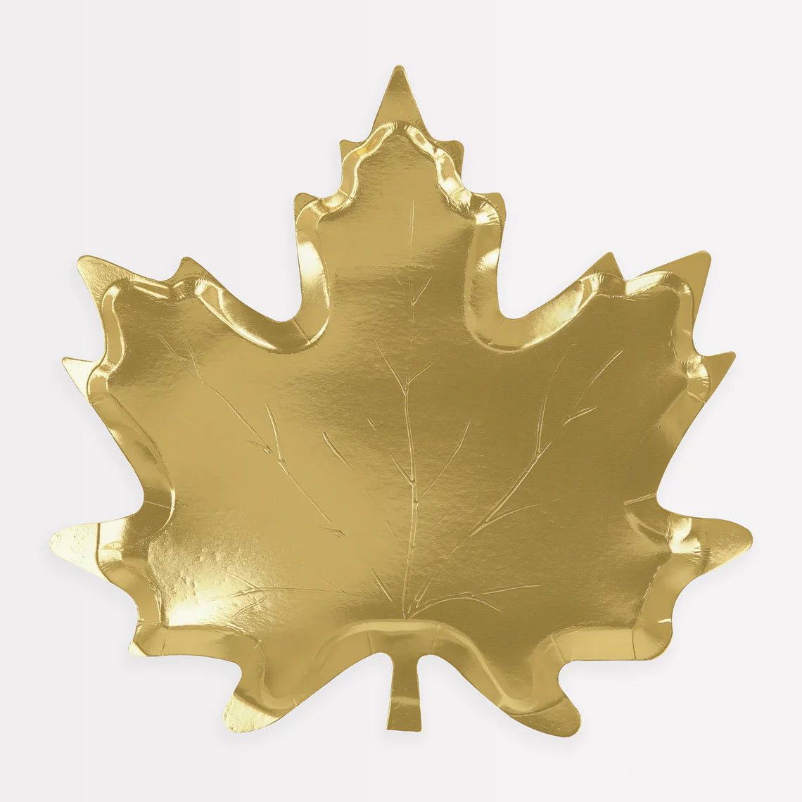 Gold Maple Leaf Plates