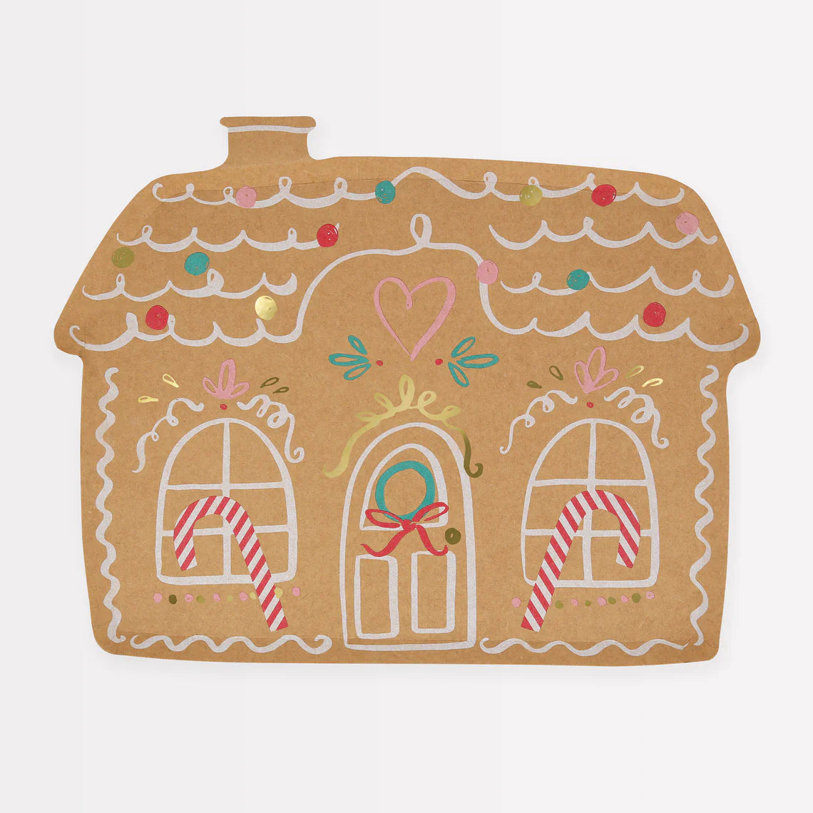 Gingerbread House Plates