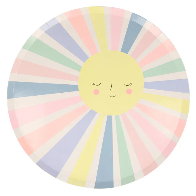 Rainbow Sun Dinner Plates