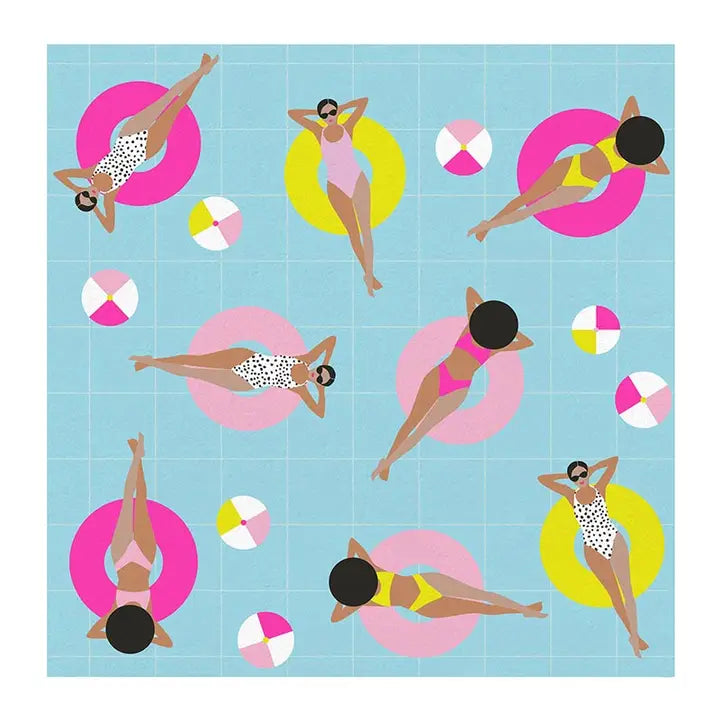 Pool Girls Beverage Napkins