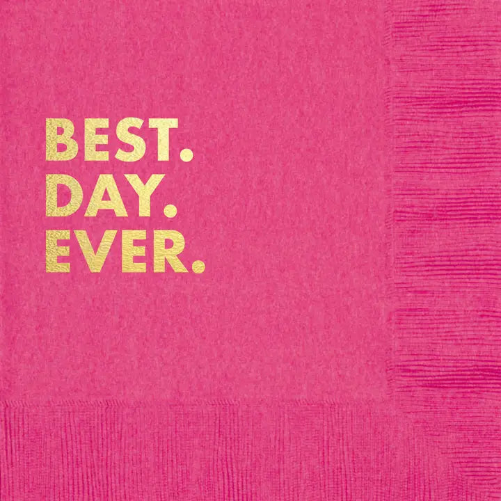 Best Day Cocktail Napkin