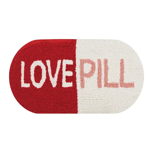 Love Pill Shaped Hook Pillow