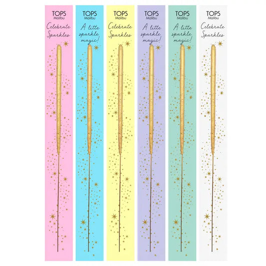 Wish Sparkler Card - Celebrate - Gold - Asst of Colors