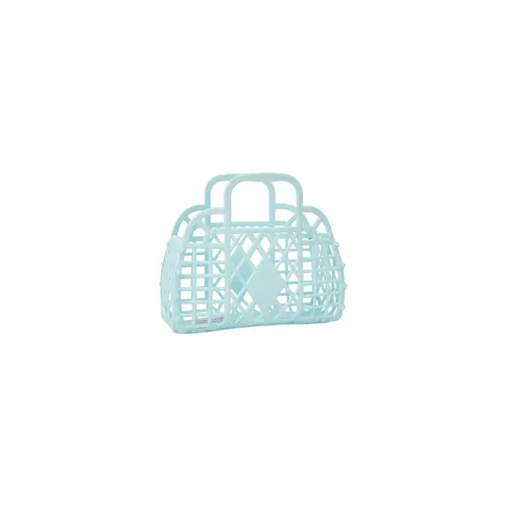 Retro Basket Jelly Bag - Blue