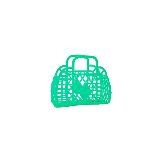 Retro Basket Jelly Bag - Green