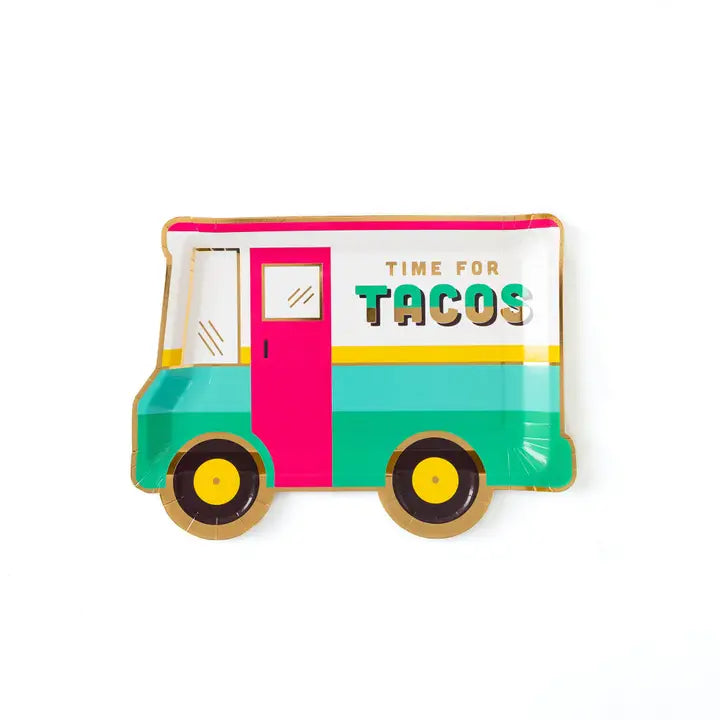 Taco Truck Shaped Plate