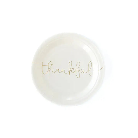 Harvest Thankful/Grateful Plate Set