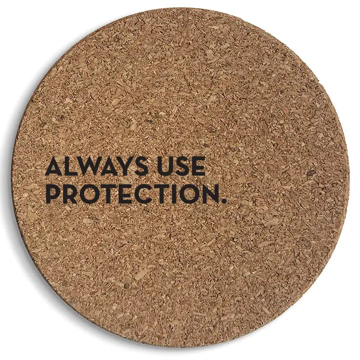 Protection Cork Coaster Six-Pack