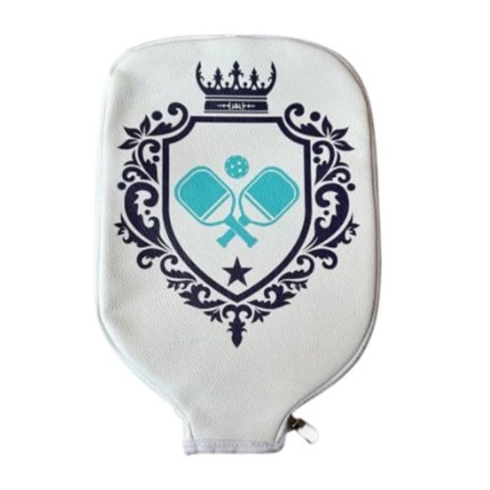 Pickleball Prep Pickleball Paddle Cover - White/Blue