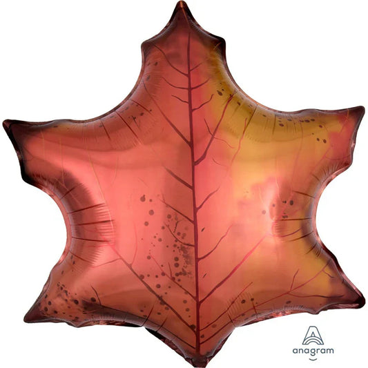 25" Orange Maple Leaf