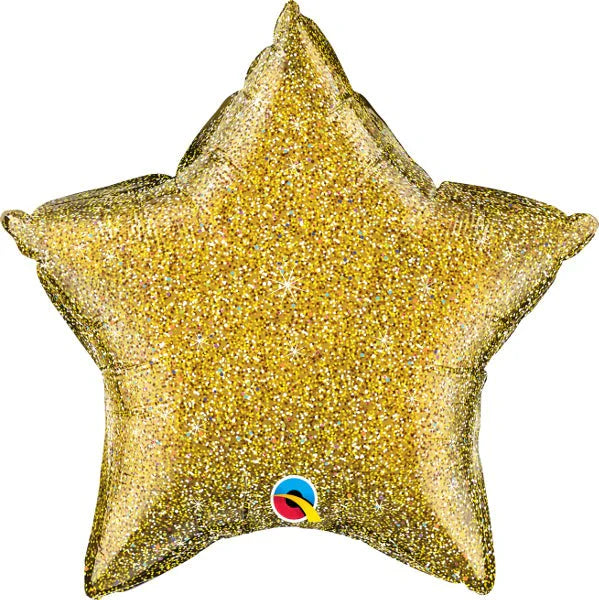 20 Star Glitter Grpahic Gold