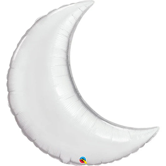 35" Cresent Moon - Silver