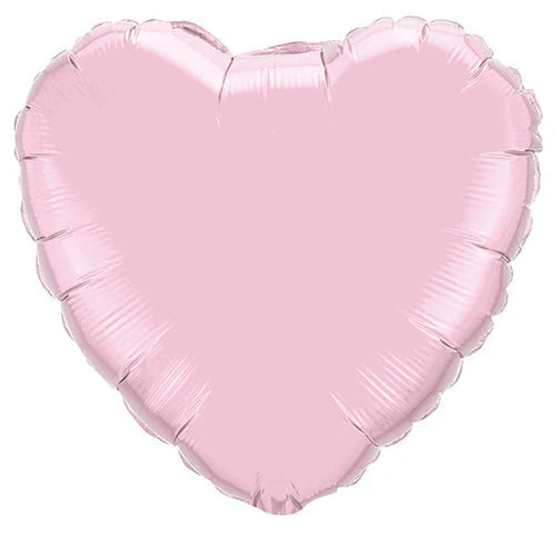 36" Heart Pearl Pink