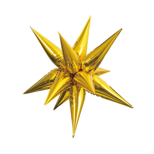 27" Jumbo 12 Point Star Burst Gold