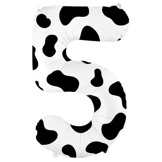 36" Cow Print Number - 5