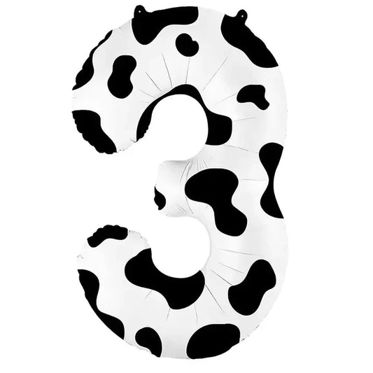 36" Cow Print Number - 3