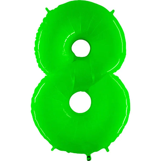 40" Lime Green Number - 8