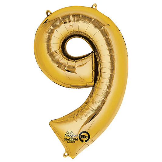 34" Anagram Gold Number - 9