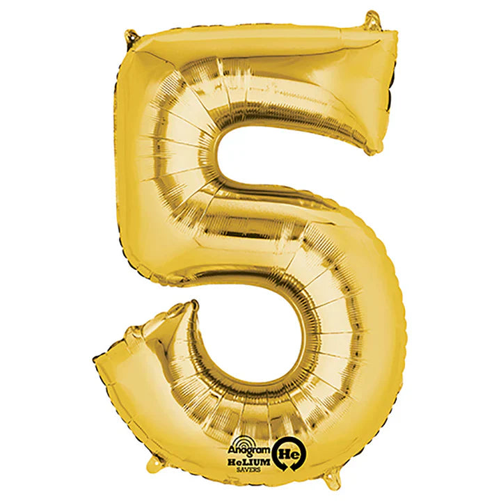 34" Anagram Gold Number - 5