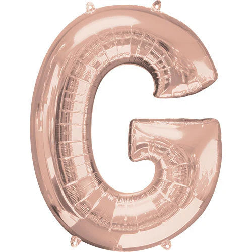 34" Anagram Rose Gold Letter - G