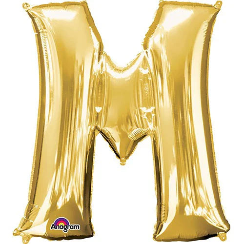 34" Anagram Gold Letter - M