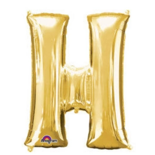 34" Anagram Gold Letter - H