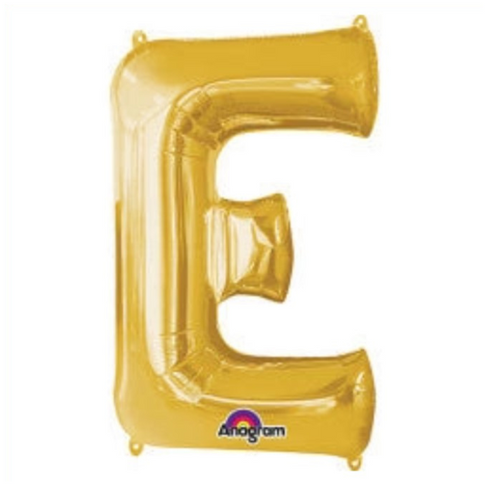 34" Anagram Gold Letter - E