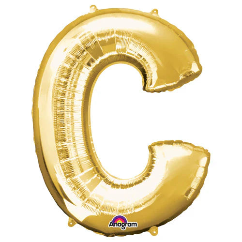 34" Anagram Gold Letter - C