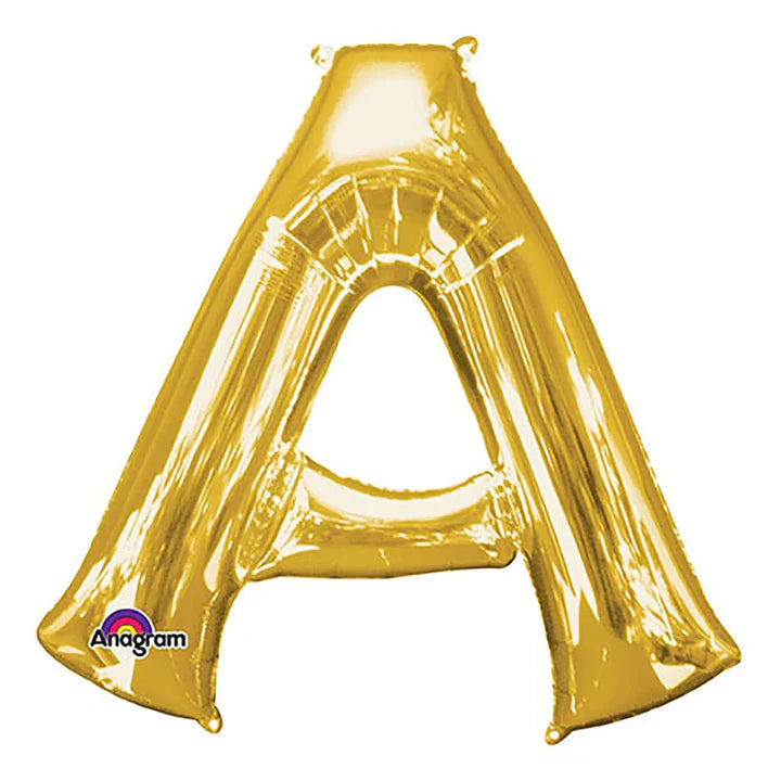 34" Anagram Gold Letter - A