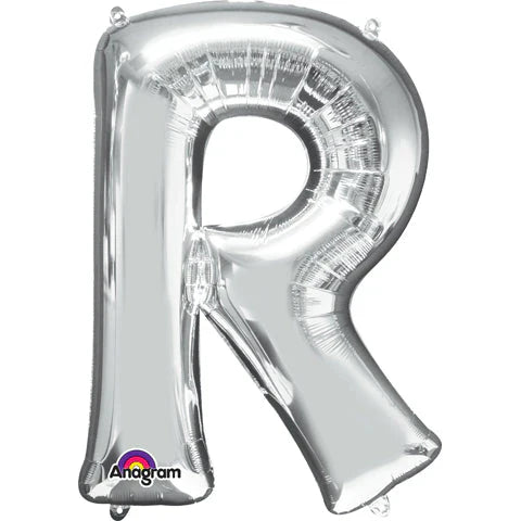 34" Anagram Letter - Silver - R