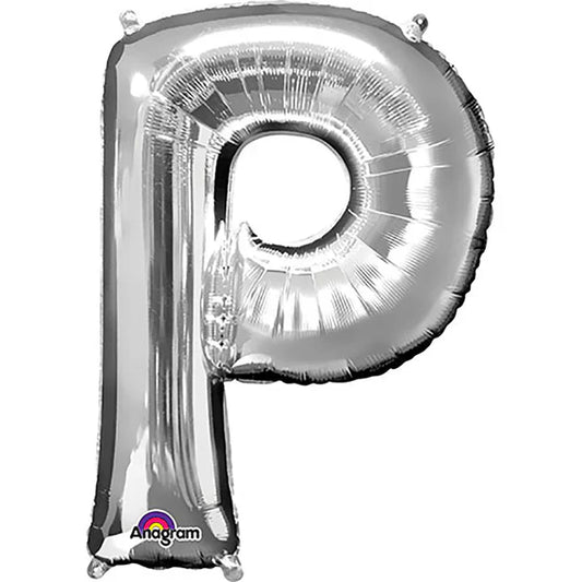 34" Anagram Letter - Silver - P