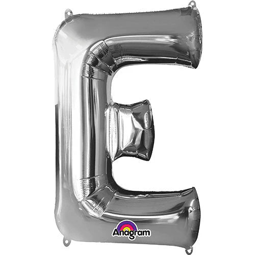 34" Anagram Letter - Silver - E