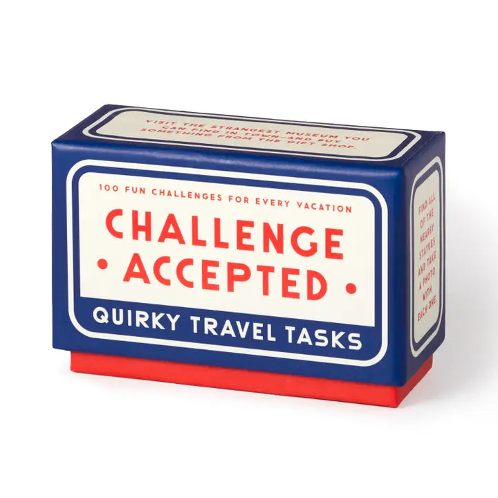 Challenge Accepted Travel Tasks Card Deck