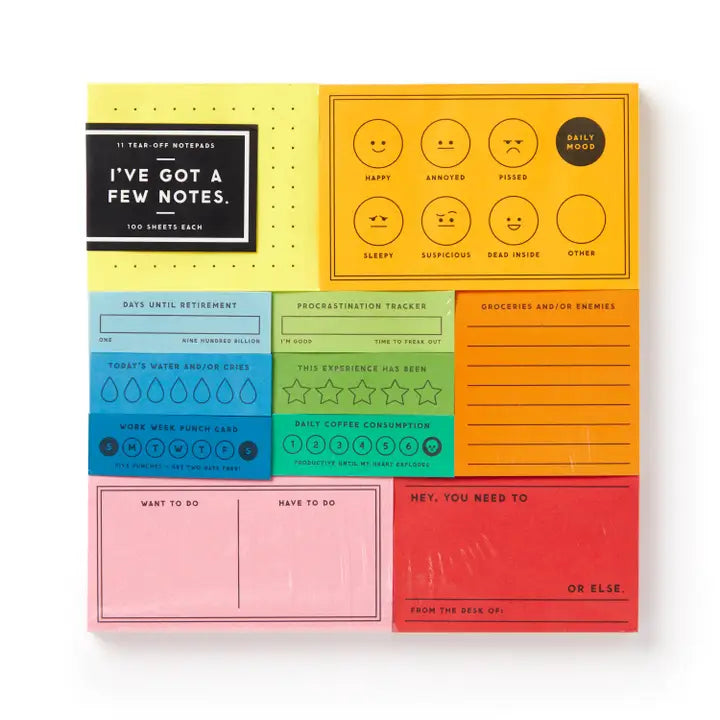 Ive Got A Few Notes Tear-Off Notepad Set